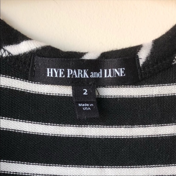 🆕 Black and White Striped Tank Dress, Sz M 🖤 - Picture 4 of 8